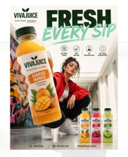 عصير طبيعي 100% ممتاز VivaJuice - انتعاش وحيوية في كل رشفة - تجريبي -